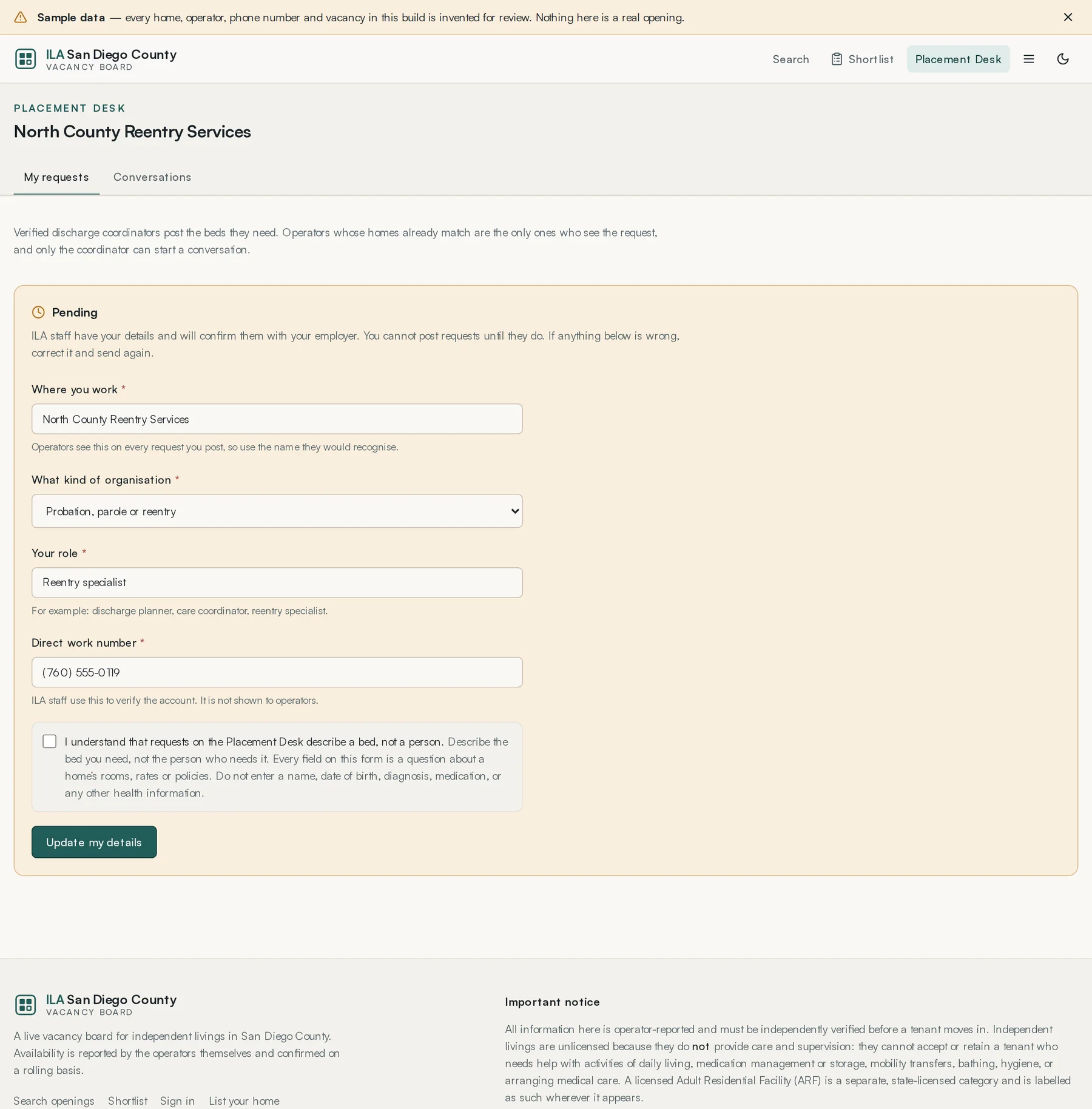 Waiting on verification. You can search and read while you wait; you cannot post yet.
